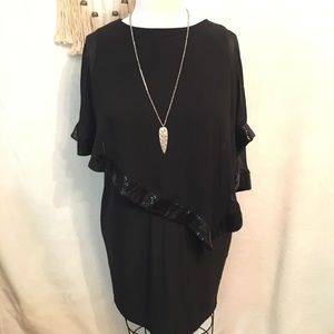 Poncho Silk Dress